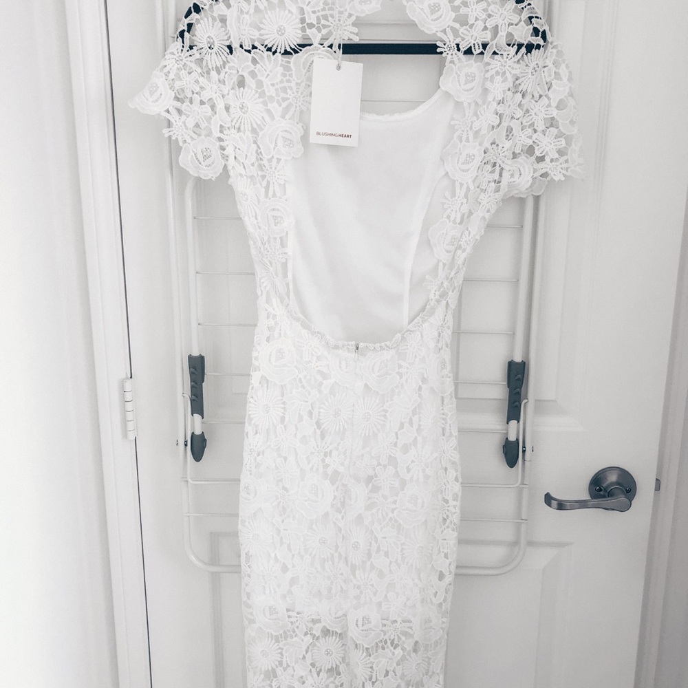 Lace eyelet dress